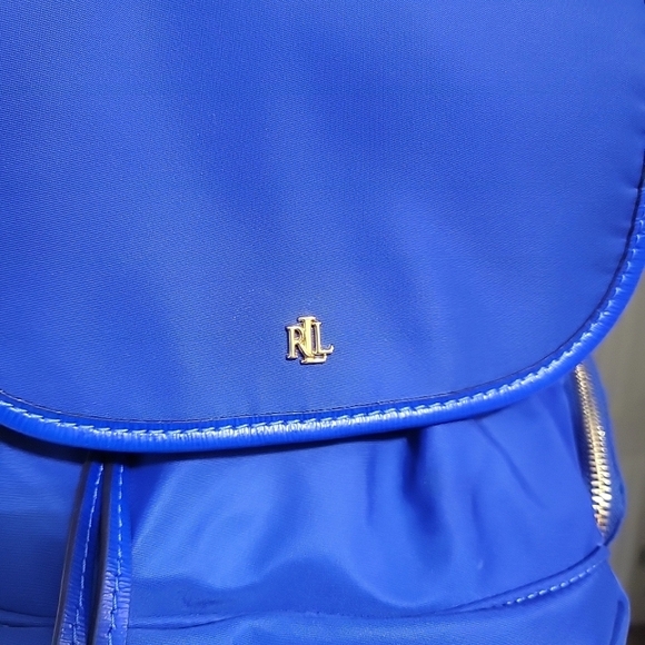 LAUREN Ralph Lauren Keely Soft Nylon Backpack Small Blue - Picture 10 of 12